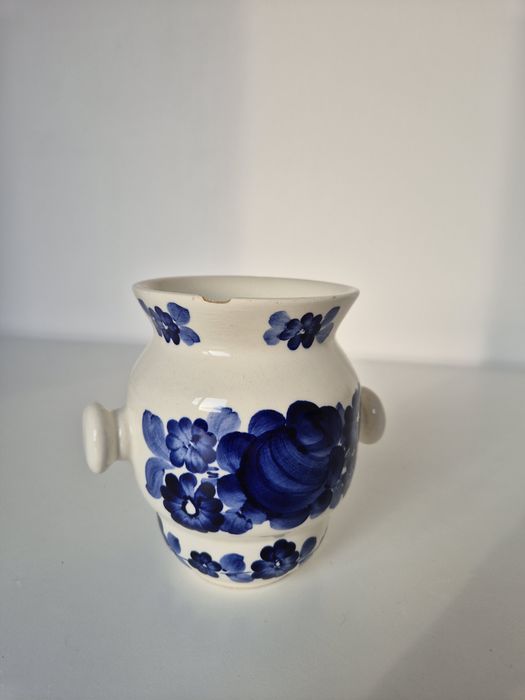 Fajans Włocławek - mały wazonik / naczynko dekoracyjne