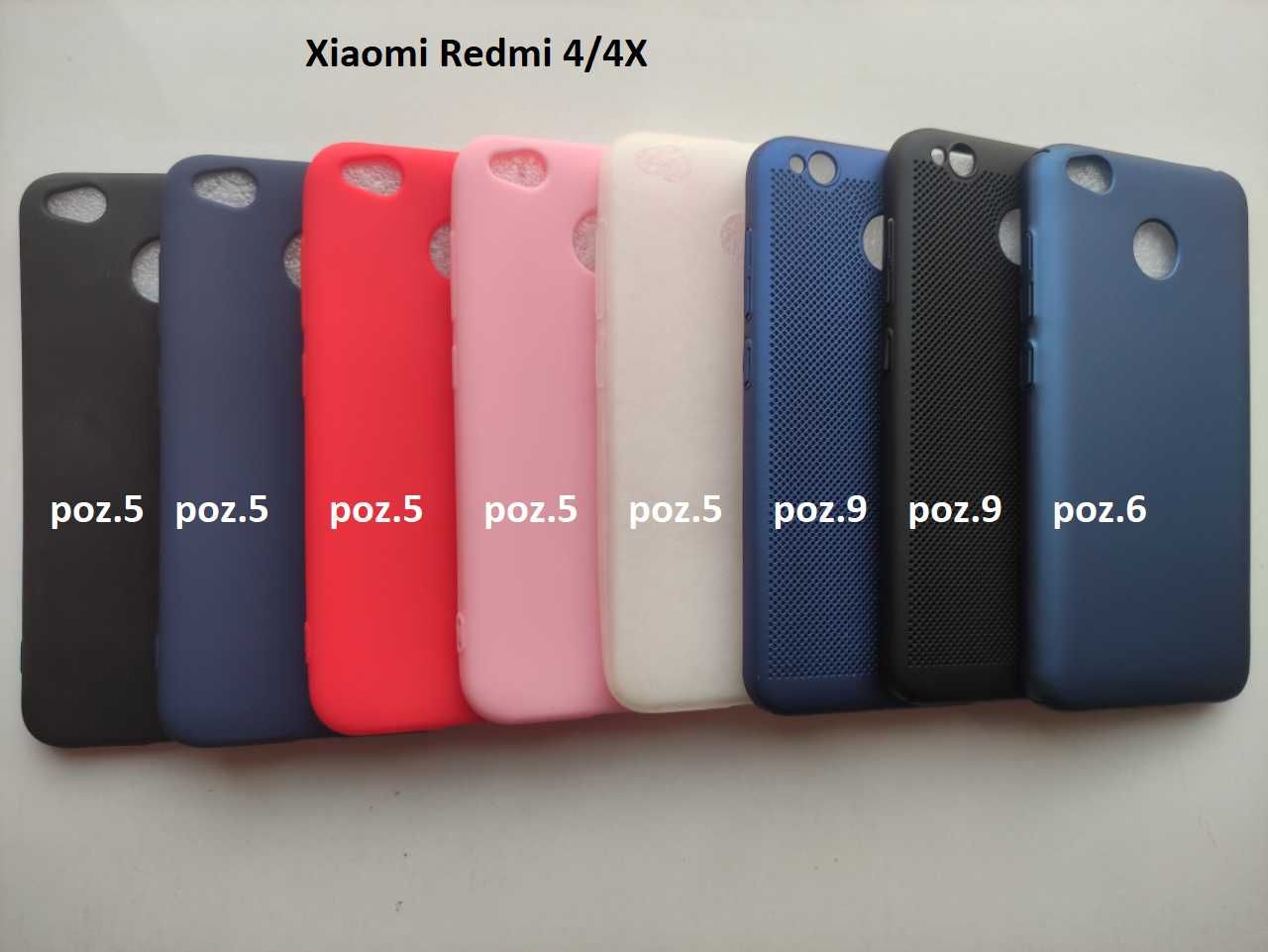 Zestaw etui i szkło dla Xiaomi Redmi Note 4/Note 4X/Redmi 4X