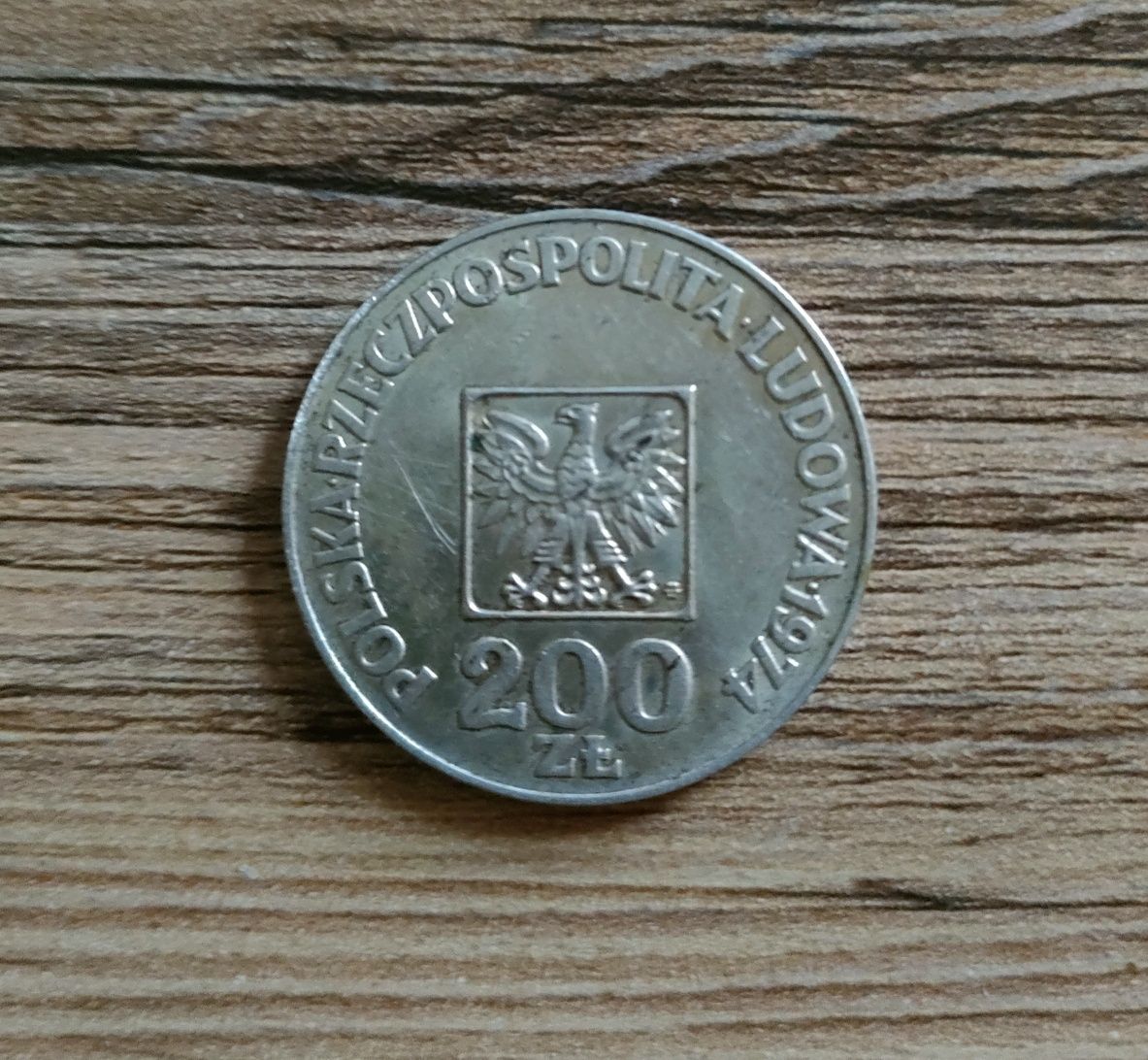 Polska PRL 200 Złotych 1974 - XXX lat PRL