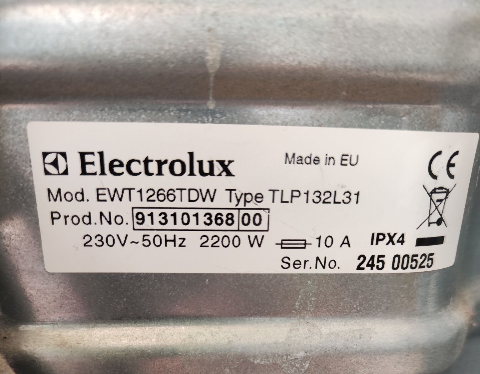 Panel sterowania do pralki Electrolux EWT1266TDW