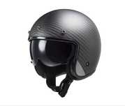 Capacete de carbono Jet LS2 OF601 Bob Carbon (Tam: S) cafe racer bmw