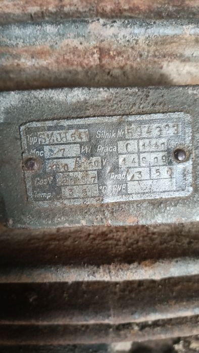 Sprzedam silnik 7 kw