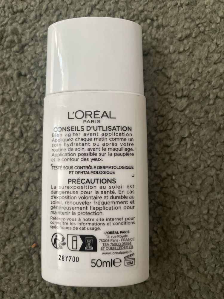 Loreal Revitalift fluid przeciwsłoneczny 50spf 50ml 2606