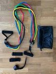 Conjunto de Elásticos para Exercícios Físicos Diversos