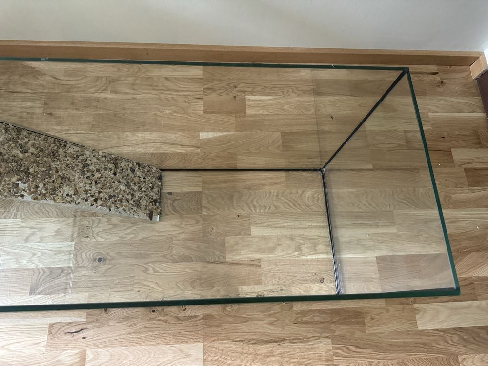 Akwarium z półką 120x40x50