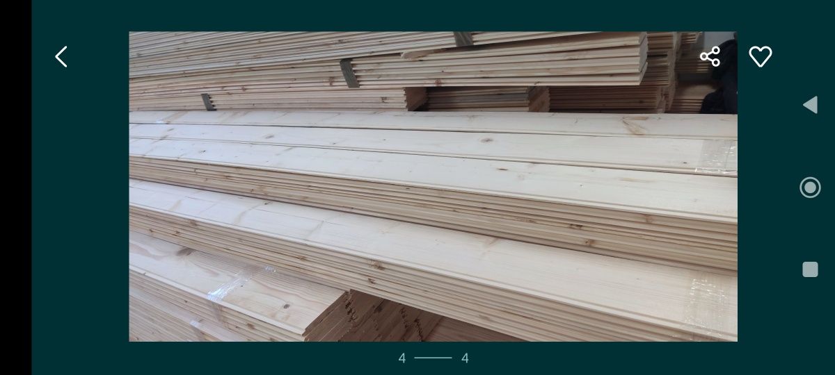 18 mm x 120 I Gat deska elewacyjna podbitka dachowa boazeria drewniana