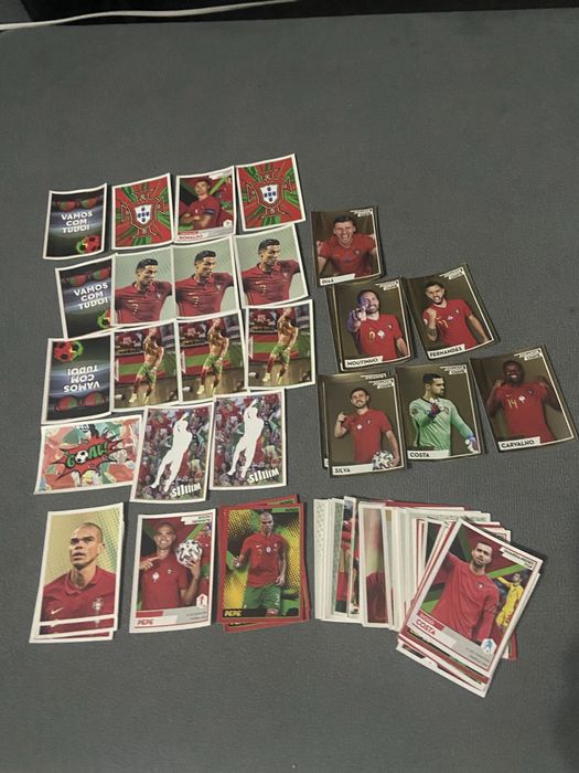 200 Cromos seleçao Portuguesa e cromos do euro 2024