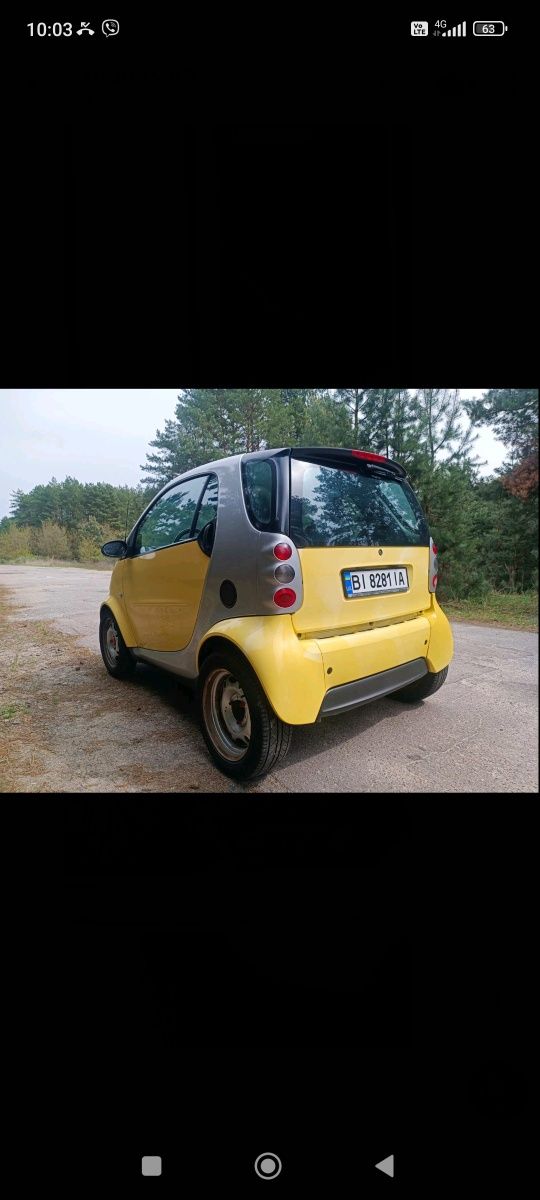 Smart fortwo 0.6 2001 год