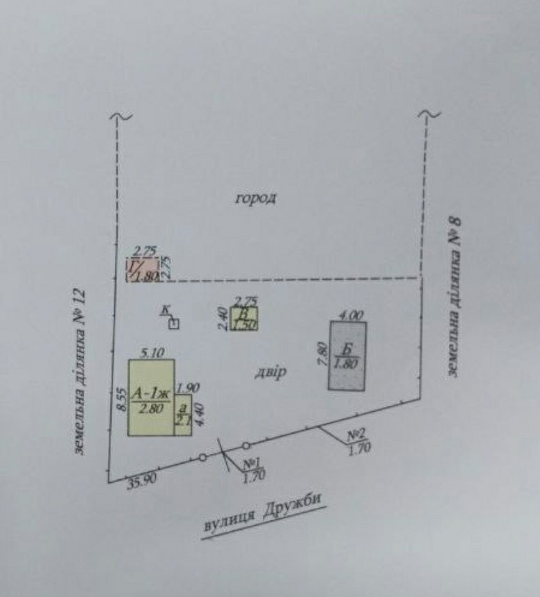 Продам будинок в центрі с Хухра під реконструкцію