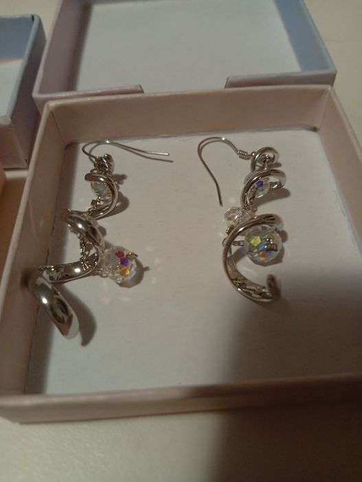 Conjunto anel e brinco Bijuterias