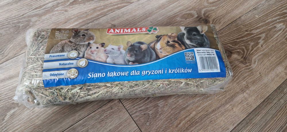 sianko łąkowe dla gryzoni i królików