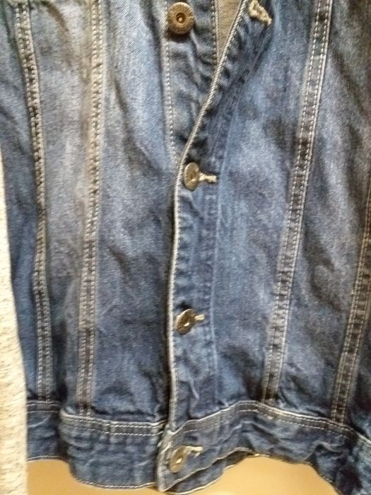 NOVO Casaco blusao ganga M,capuz sweat SEM USO,veja zonas DIAS UTEIS