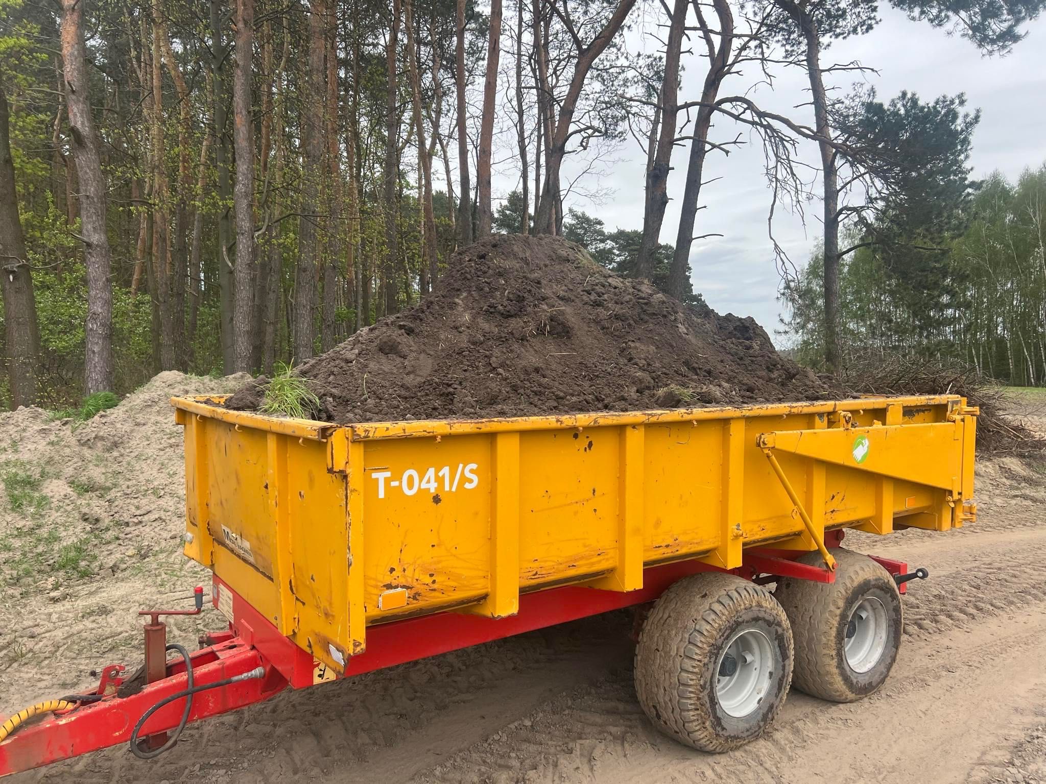 Przyczepa Tandem Wywrotka Kiper Budowlana Rolnicza More 9t ładowności