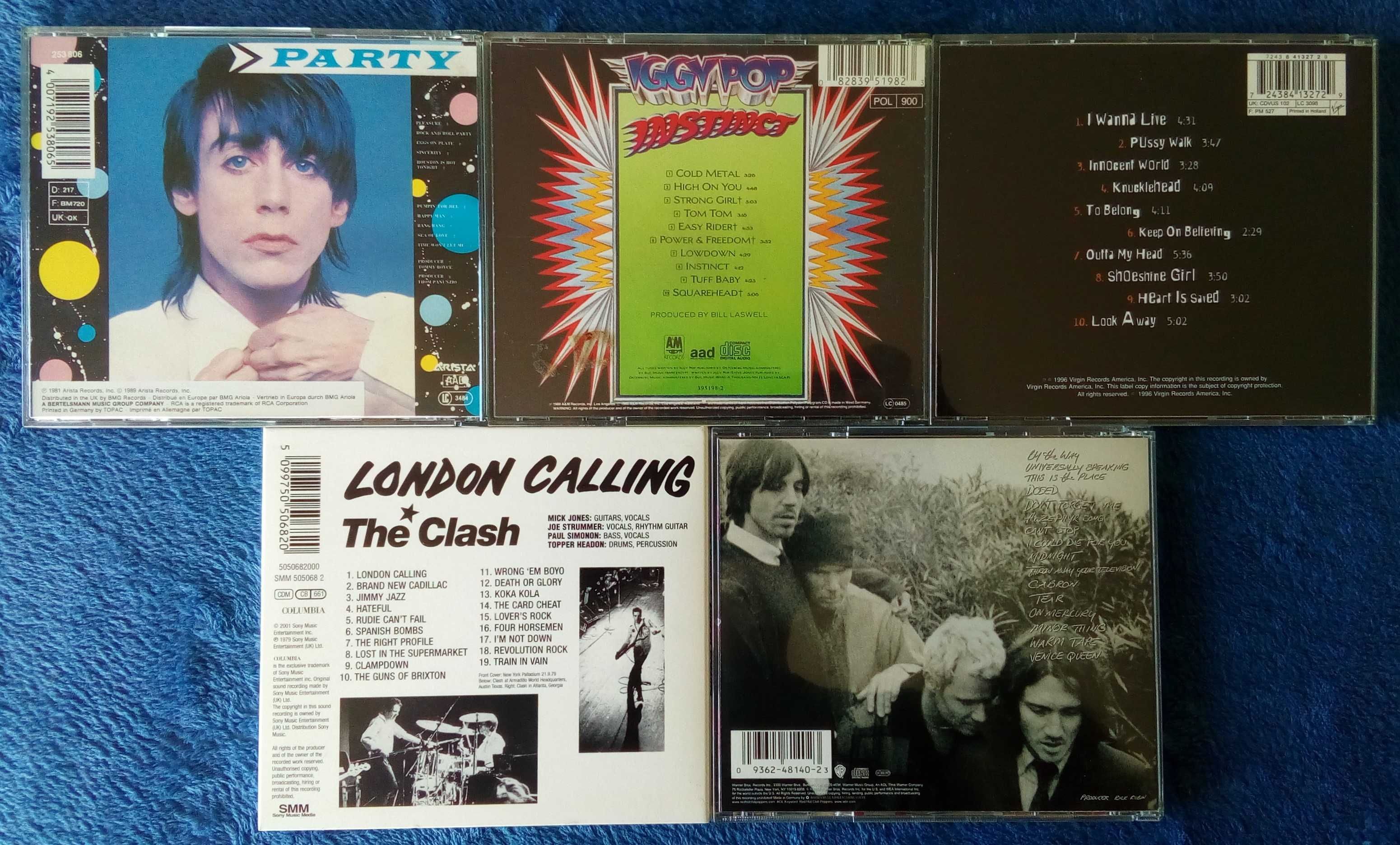 Iggy Pop-The Clash-Red Hot Chili Peppers-Silence Four