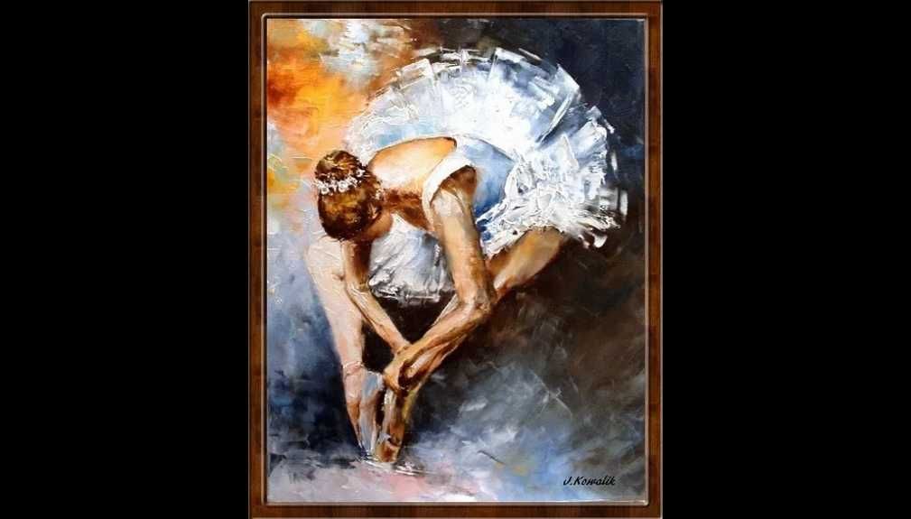 Kowalik - Baletnica II - Obraz olejny 40x50cm dziewczyna