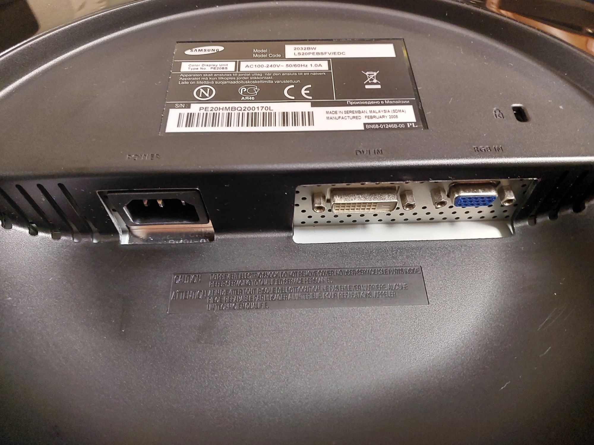 Монитор Samsung 2032BW