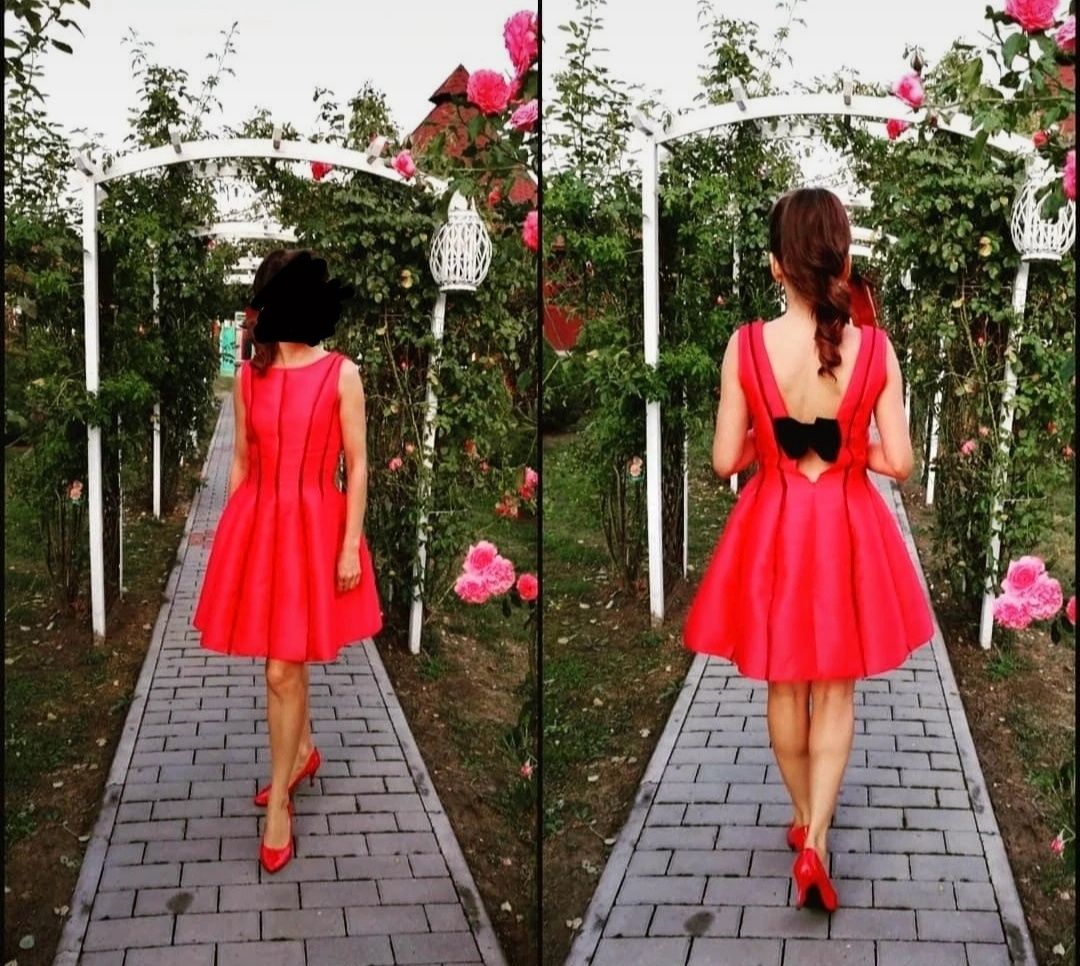 Piękna czerwona sukienka Yoshe S