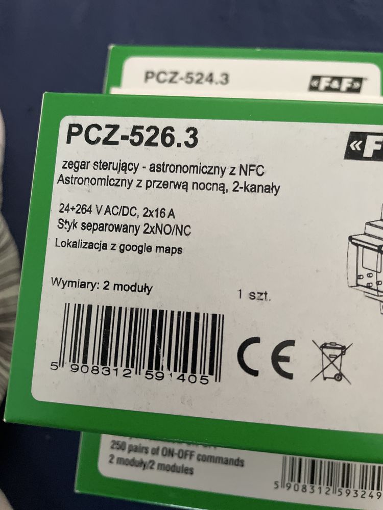 F&F programator zestaw programatory pcz526.3 pcz 524 i 521