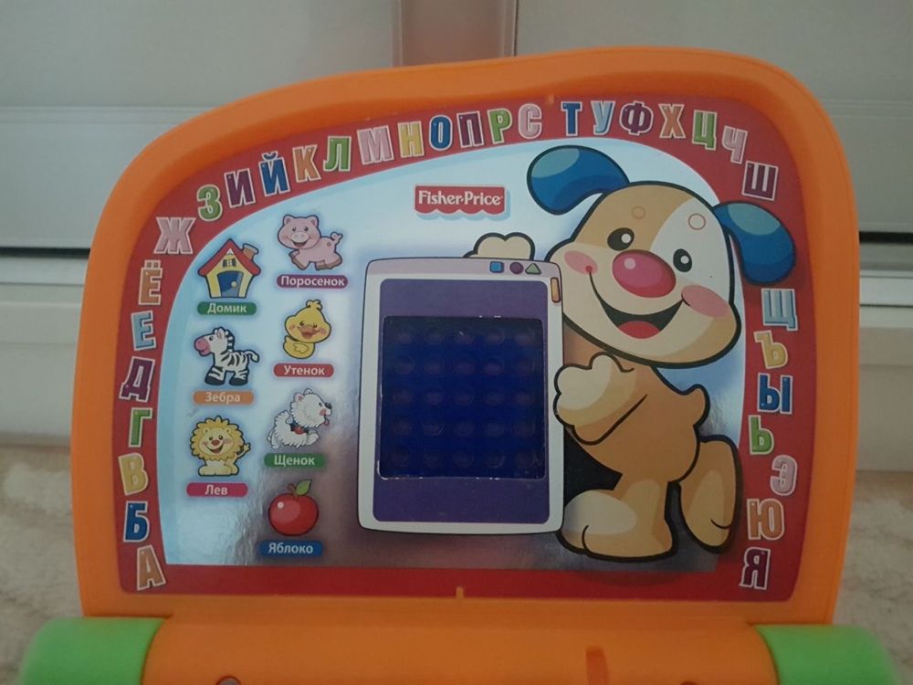 Дитячій інтерактивний комп‘ютер-ноутбук FisherPrise