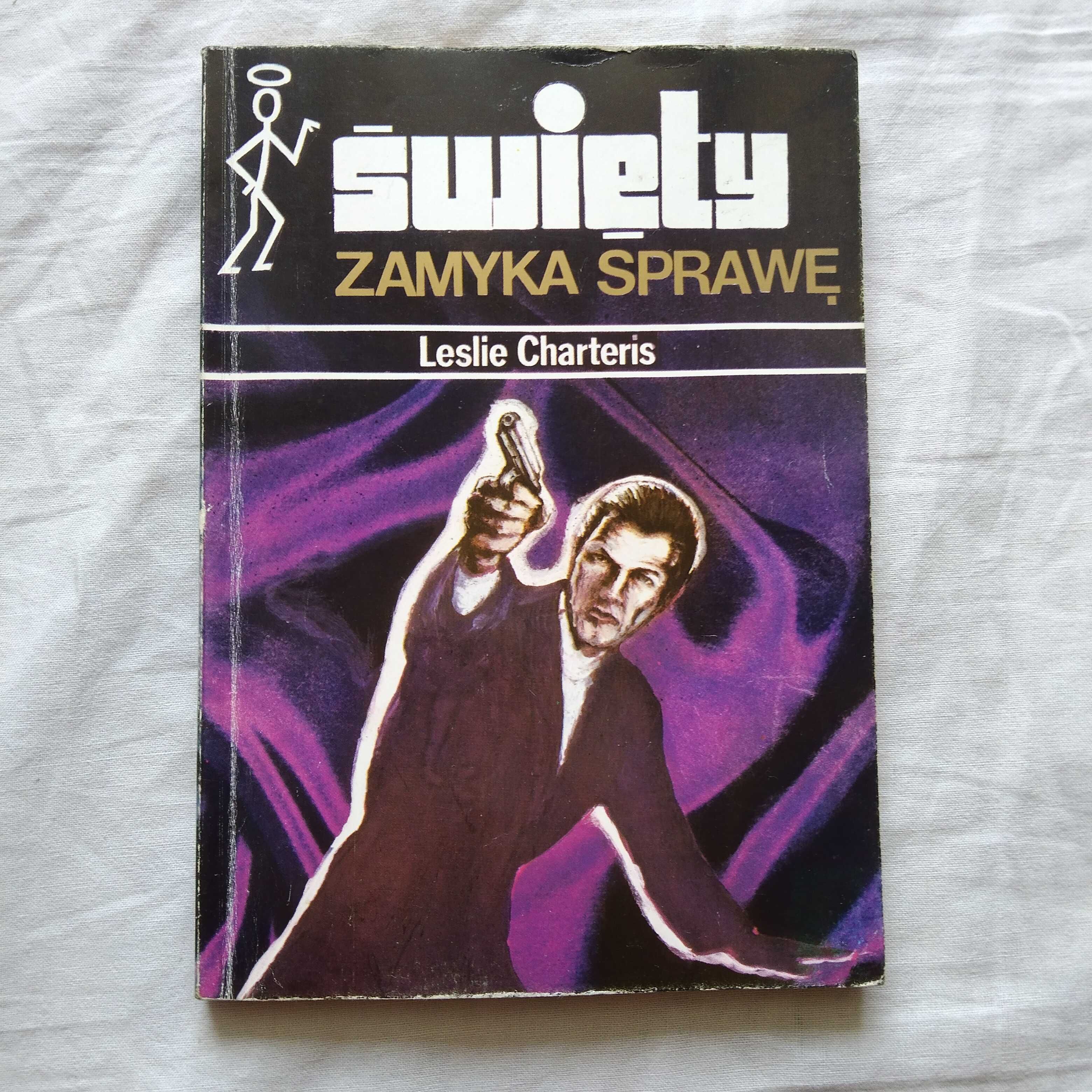 Leslie Charteris , książka - Święty Zamyka Sprawę .