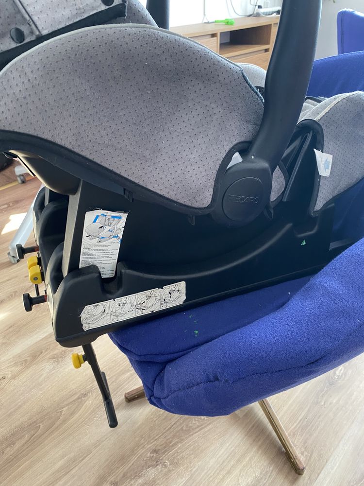 Fotelik nosidełko z baza isofix Recaro Young profi plus