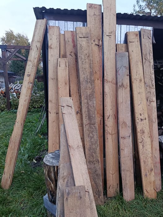 Deski grubość 3cm na kanał szalunek skrzynie dostawa Toruń Ciechoconek