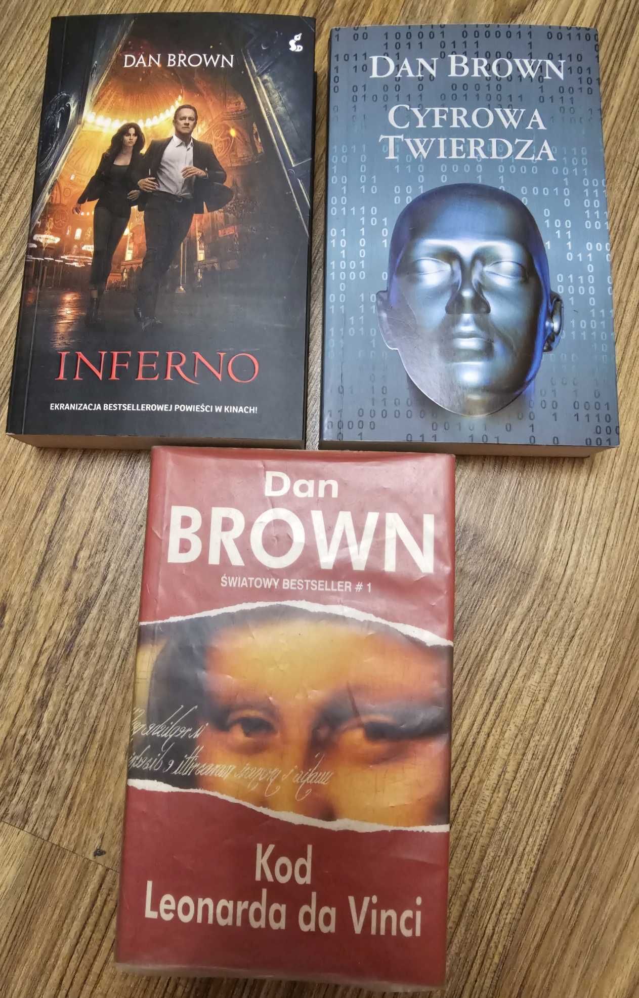 Dan Brown - Kod Leonarda + Cyfrowa twierdza + Inferno