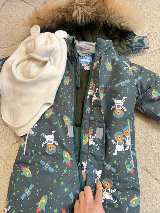 Дитячий  комбінезон зимовий 92-98 розмір і шапка(балаклава)