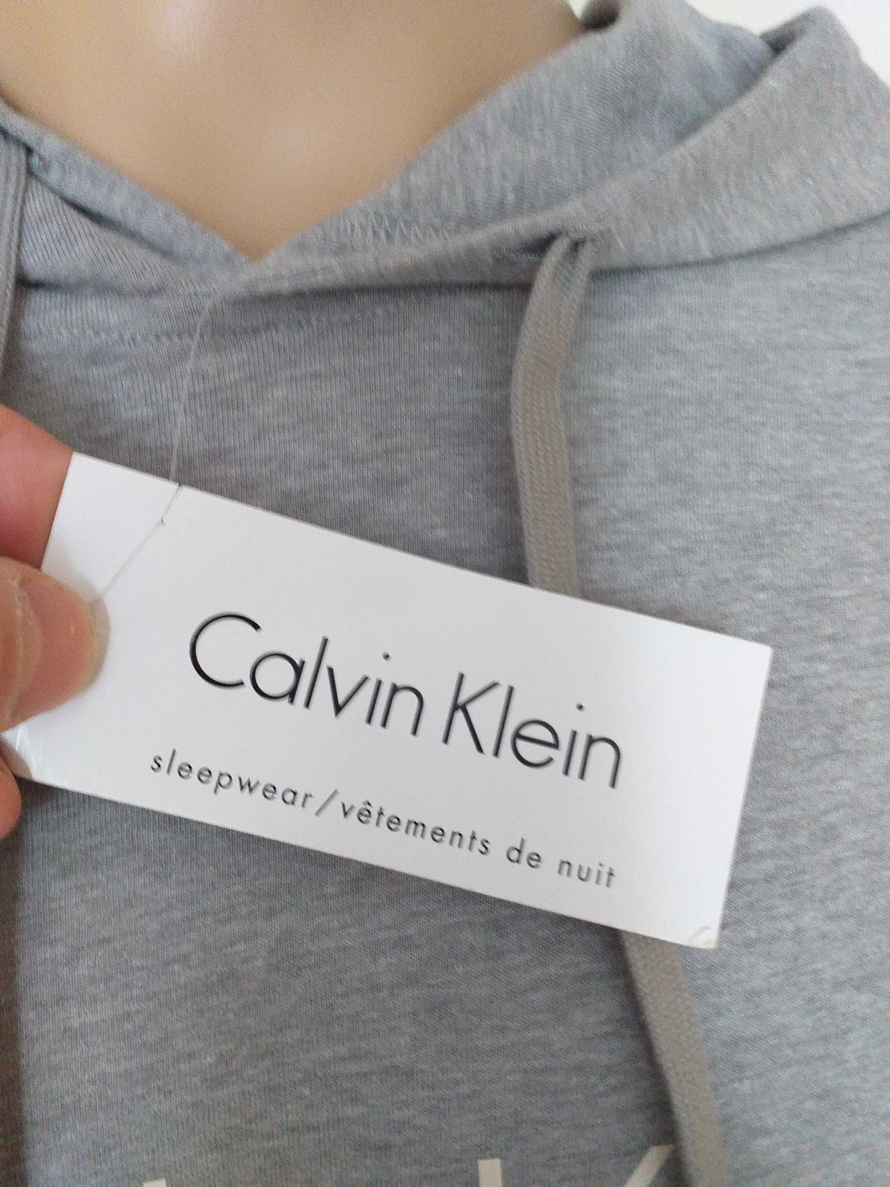 Bluza z kapturem do spania męska Calvin Klein L