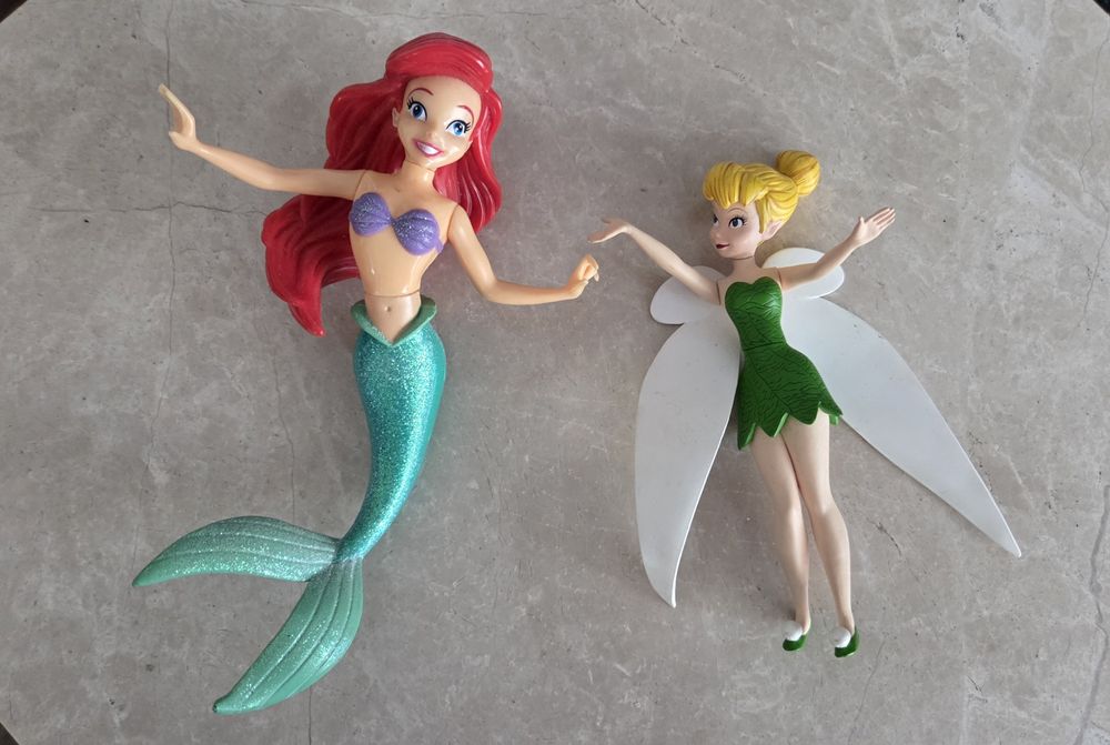 Figurki kolekcjonerskie Arielka Dzwoneczek Disney