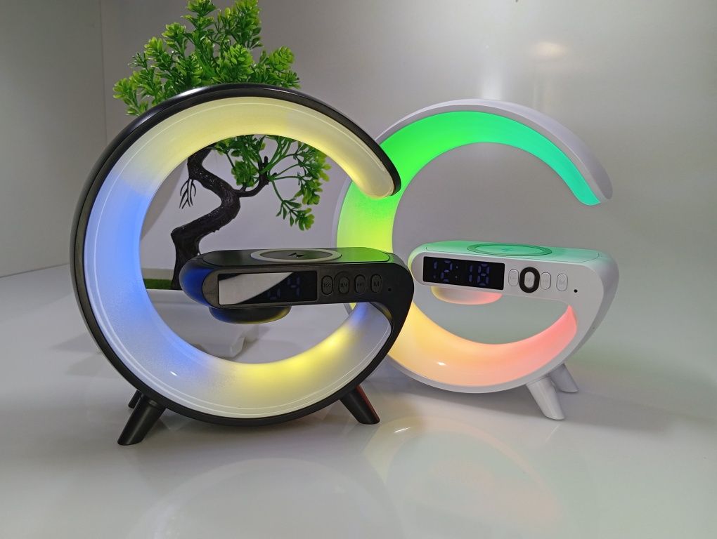 Распродажа‼️Бездротова зарядка 15w, розумний нічник RGB з Bluetooth ‼️
