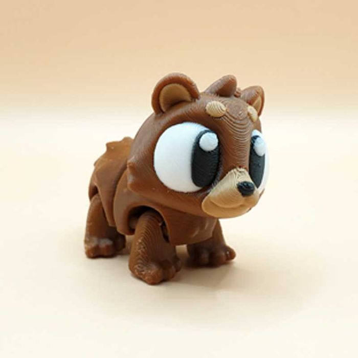 Misiu Toffik z druku 3D na prezent