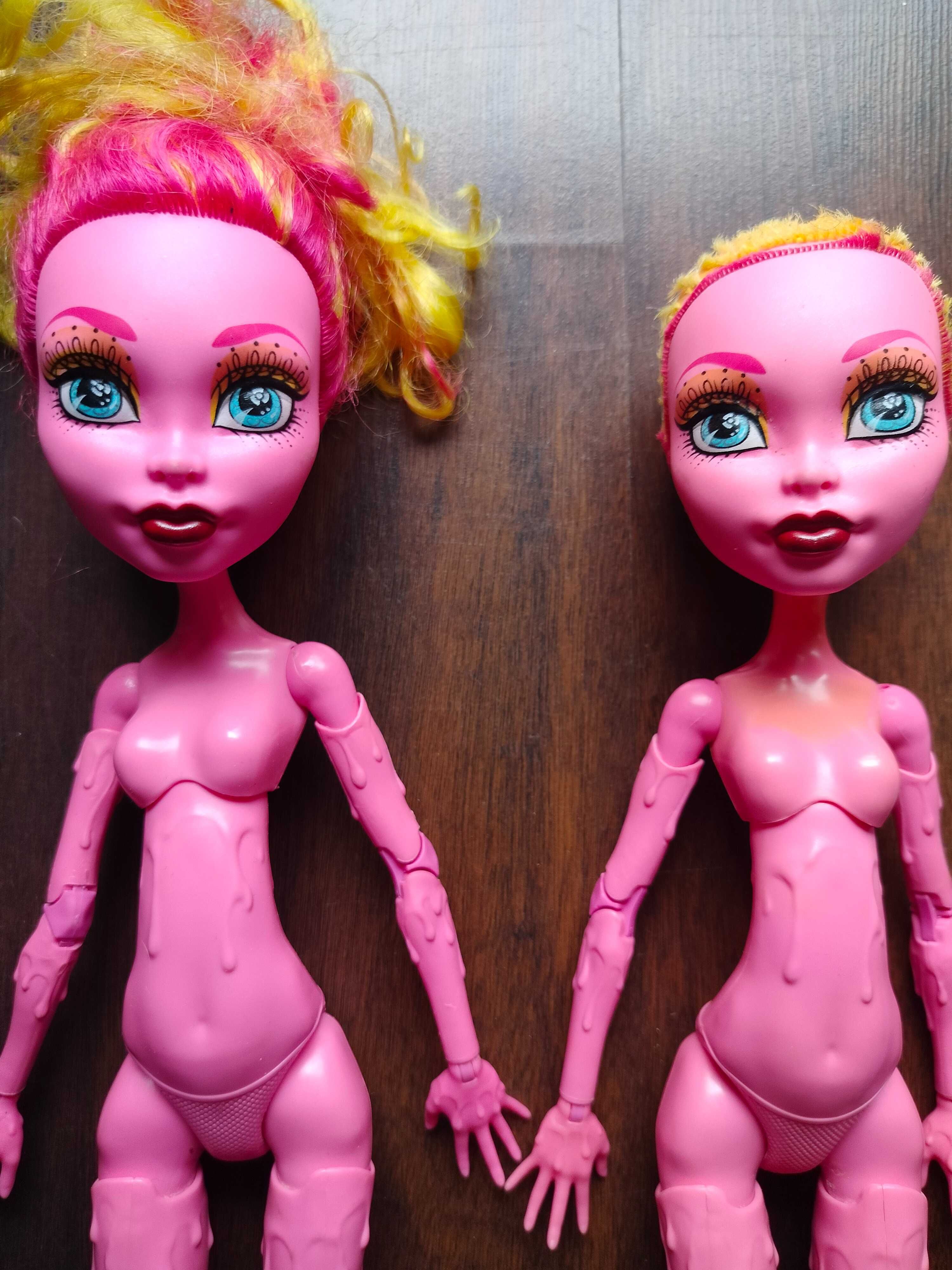 Lalki Gooliope 2 sztuki Monster High repaint reroot giga wysoka 40 cm