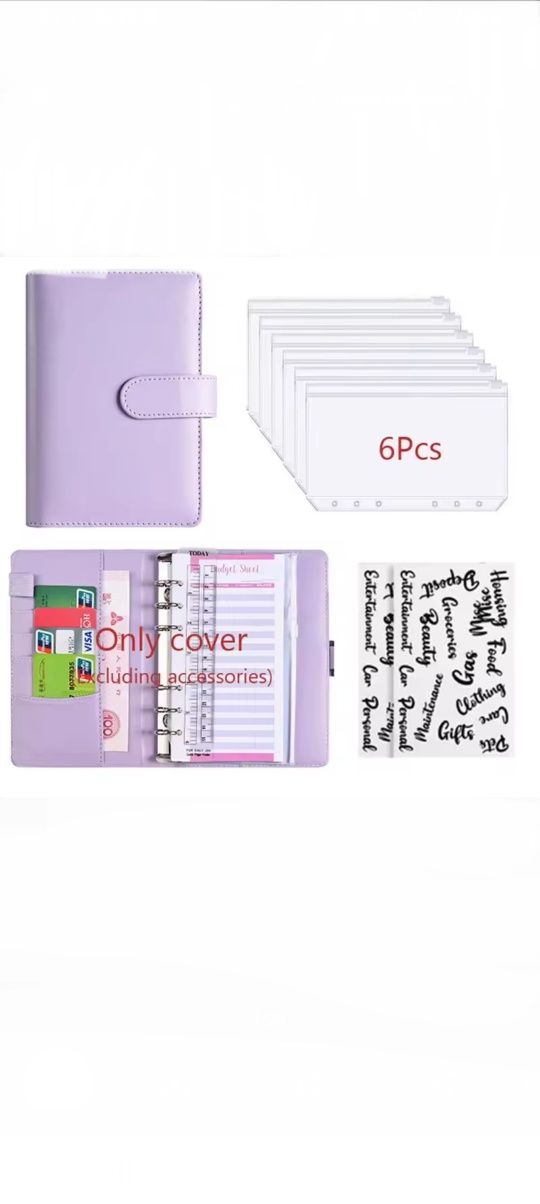 Budżetownik  / Planer / Organizer  / 6 kopert / Naklejki / Nowy