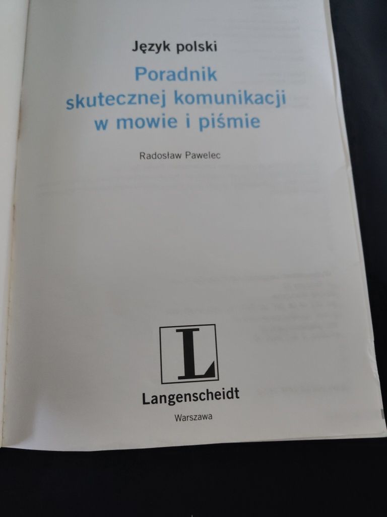 Język polski poradnik w skutecznej komunikacji w mowie i piśmie