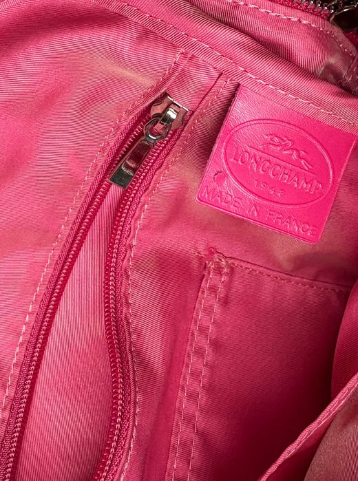 Torebka Różowa Listonoszka Longchamp Torba Na Ramię