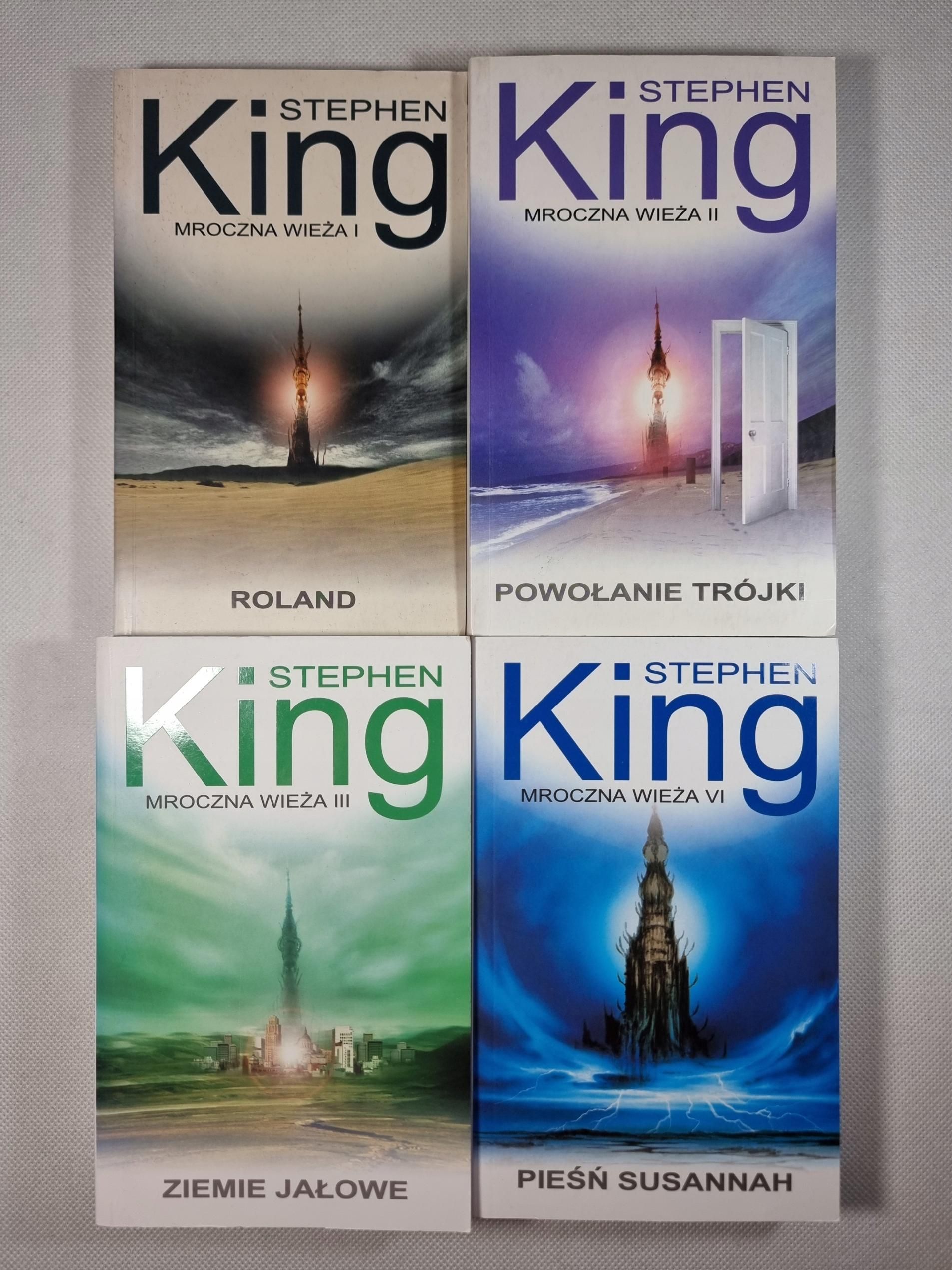Mroczna Wieża / zestaw 4 książek / Stephen King