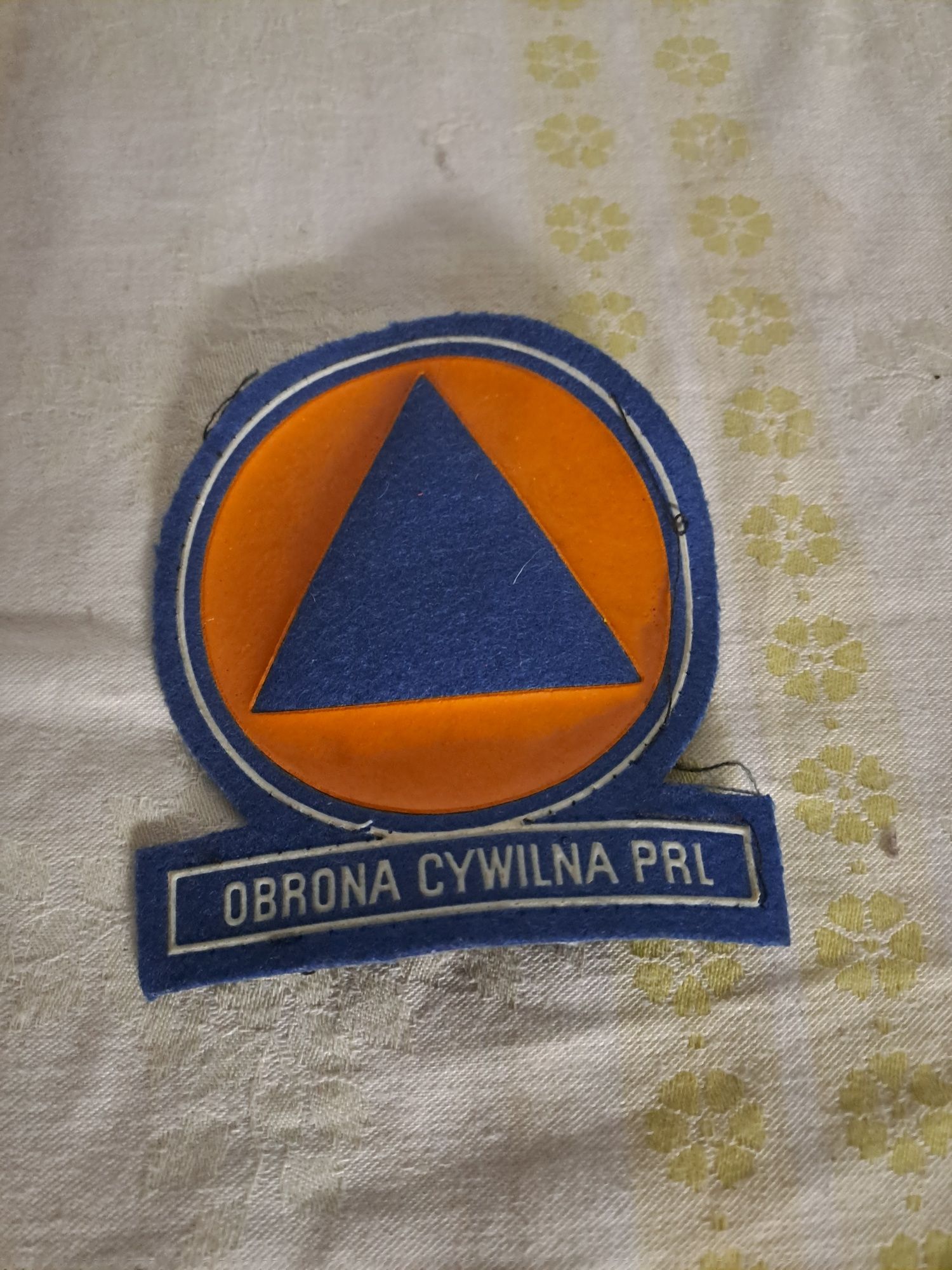 Naszywka kolekcjonerska Obrona Cywilna PRL
