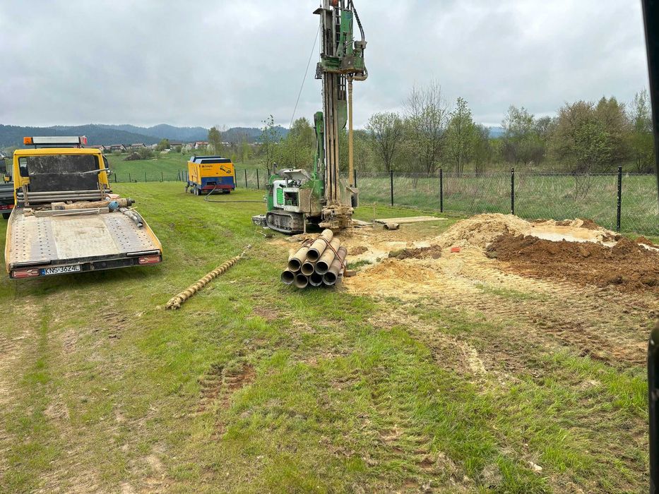 Wiercenie studni, gruntowa pompa ciepła, odwierty geologiczne