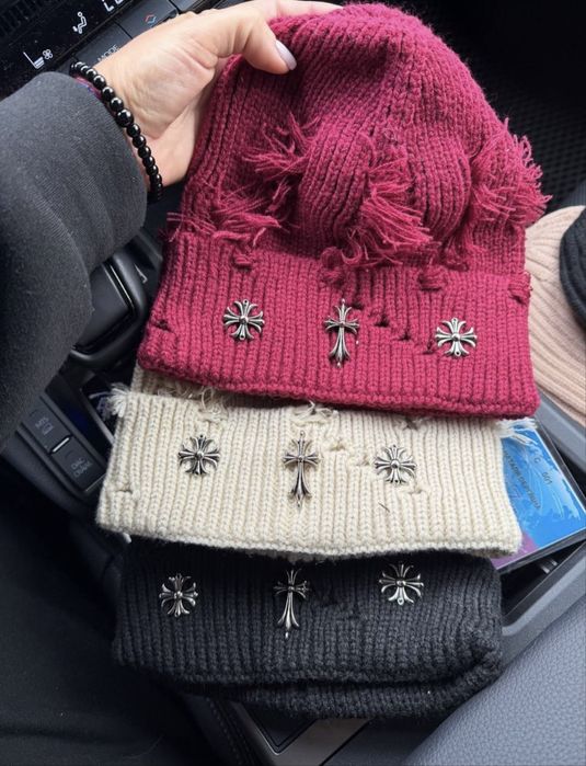 • Шапка Chrome Hearts •  Хром Хардс | Люкс якість ,Універсальна