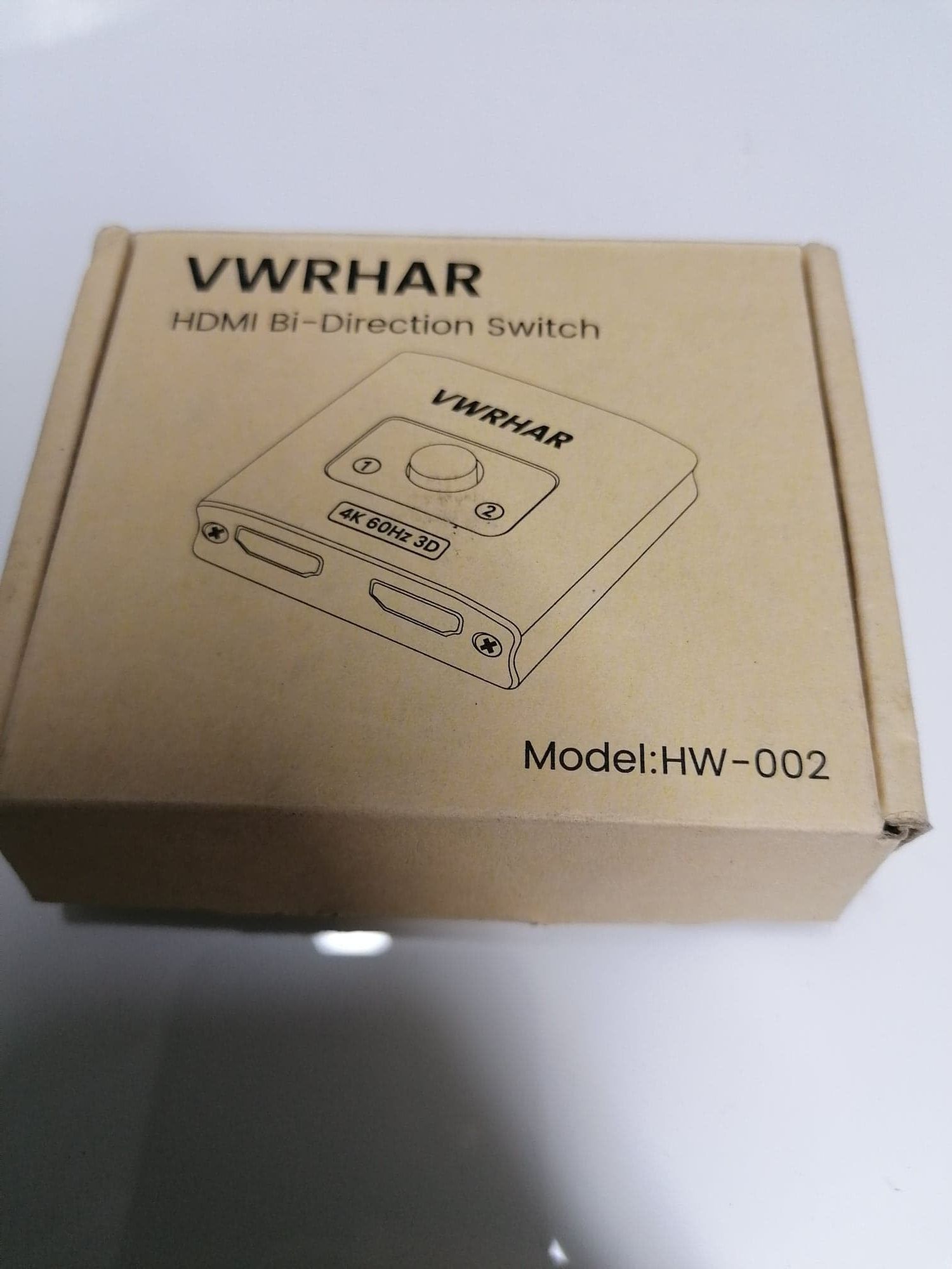 Splitter Vwrhar Hw-002rozdzielacz Hdmi Switch 4k 60Hz 3d