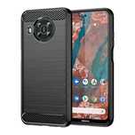 Carbon Case elastyczne etui pokrowiec Nokia X100 czarny