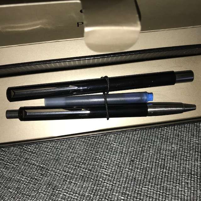 Parker, zestaw długopis i wieczne pióro, nowe