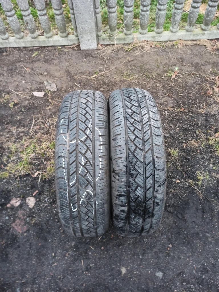 2 opony wielosezonowe Atlas 175/70 14 6,3mm.