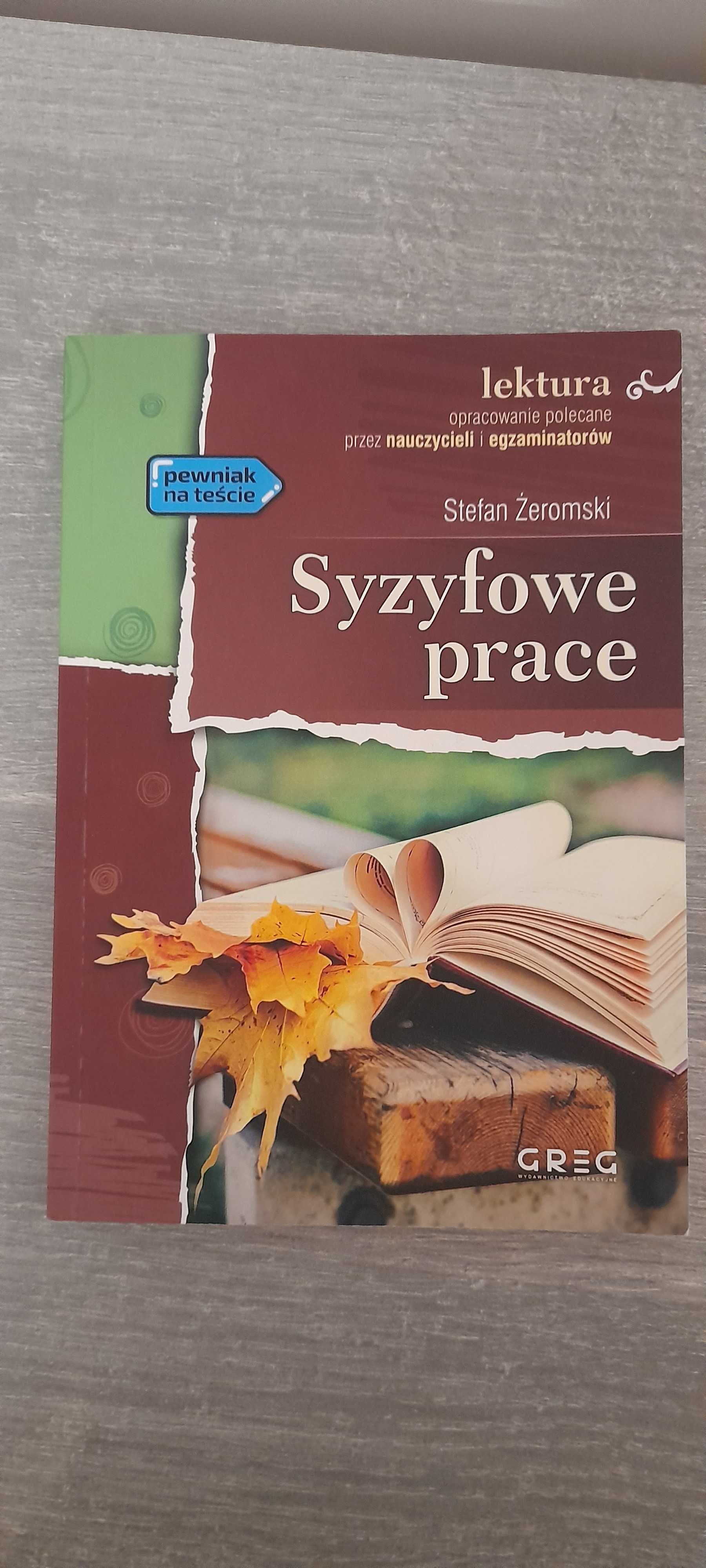 książka lektura Syzyfowe prace, wydawnictwo Greg