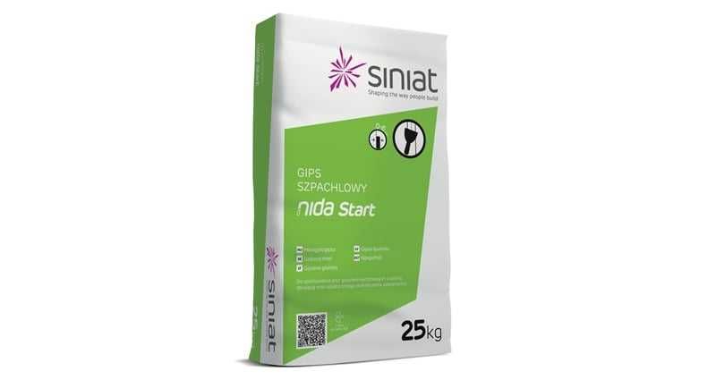 Siniat Nida Start/25KG Gips Szpachlowy