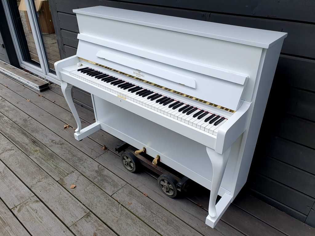 Pianino Schimmel Mod.8 RENNER 108cm 1969r BIAŁY PÓŁMAT