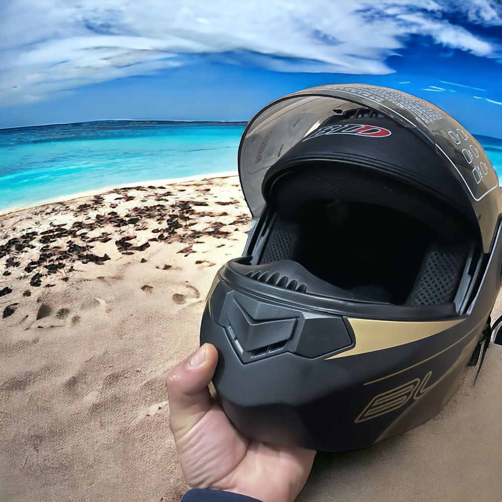 PROMOCÃO Capacete para Moto Homem e Mulher, Off Road novo sem uso
