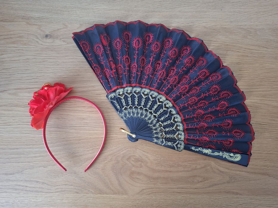 Przebranie strój Hiszpanki tancerki Flamenco 8lat