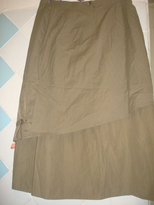 Юбка белая  зеленая  платье милитари мокрый эффект